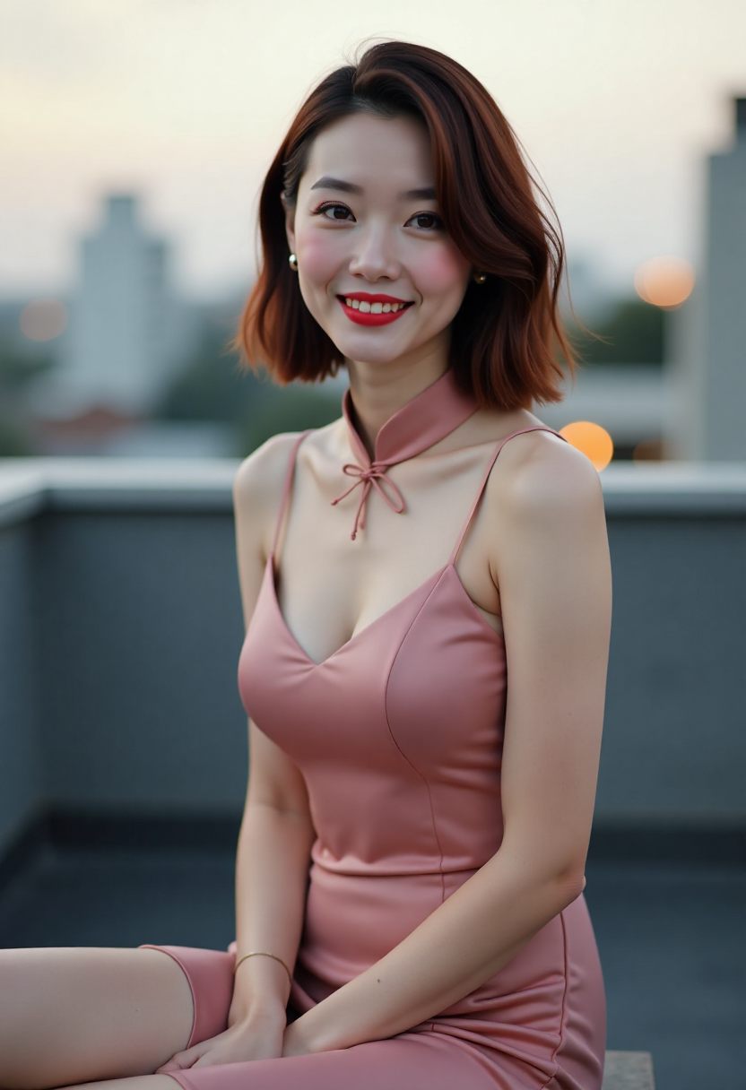 浅亚麻发色日常造型
