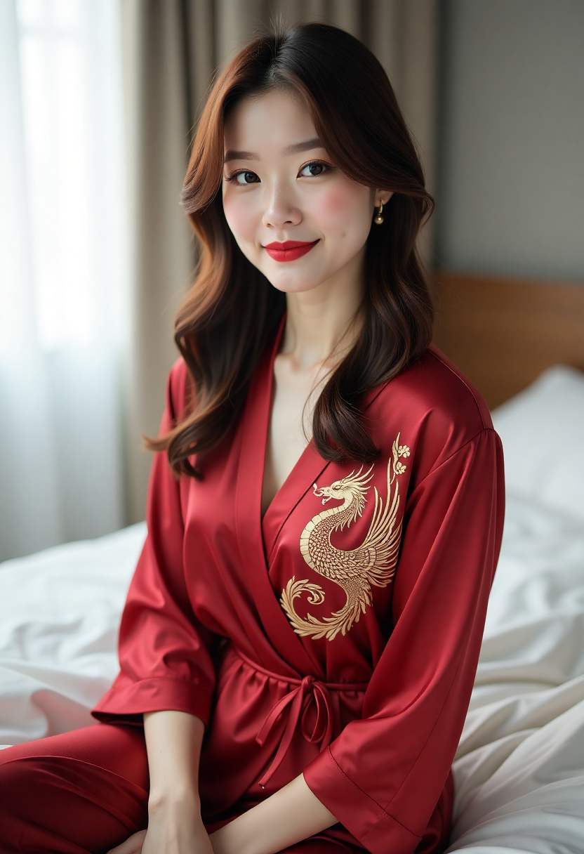 自然光下的亚麻金长发