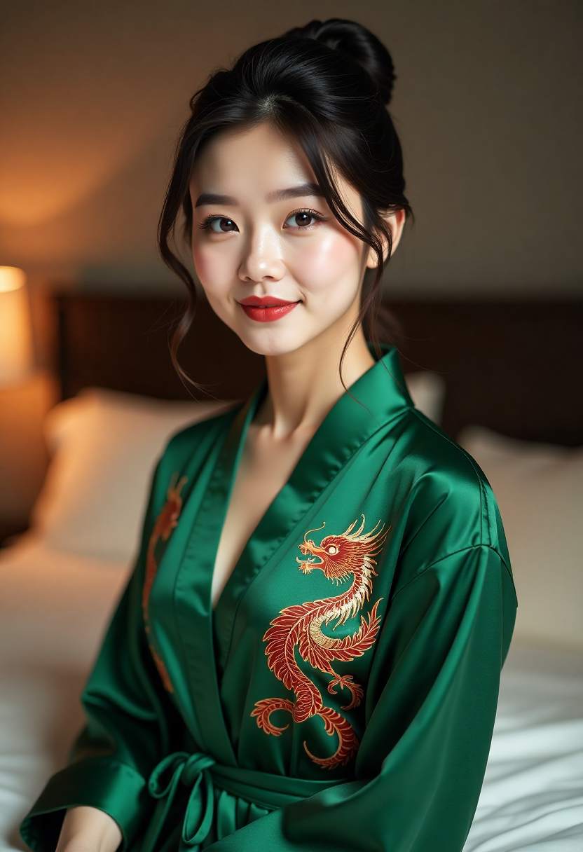 雾感亚麻染发前后效果